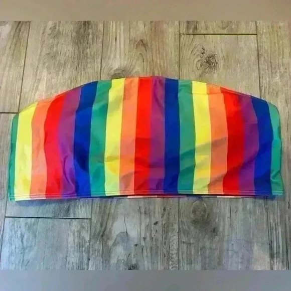 SHEIN Tops - SHEIN curve rainbow pride top size 4XL